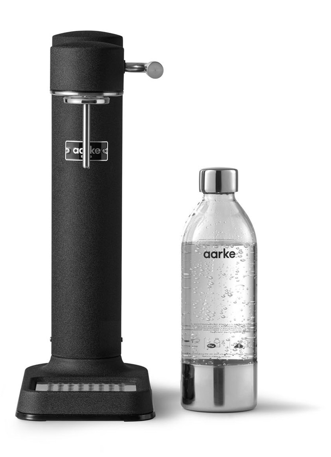 Aarke Carbonator 3 bruiswatertoestel - voorkant zwart