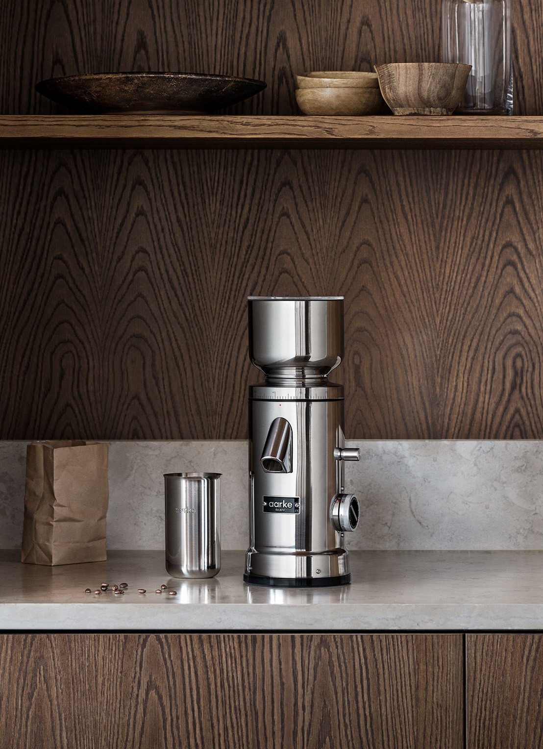 Aarke Koffiemolen - voorkant 2 metallic