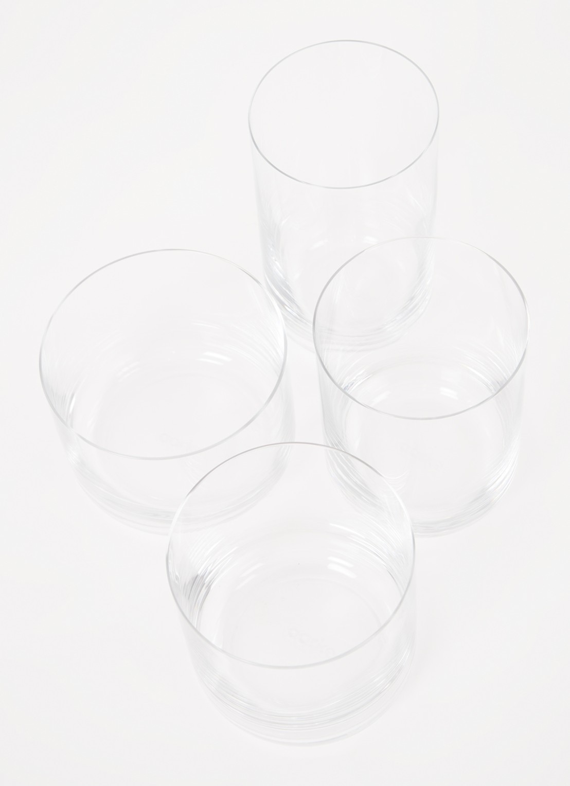 Aarke Nesting drinkglas 29 cl set van 4 - voorkant 2 transparant