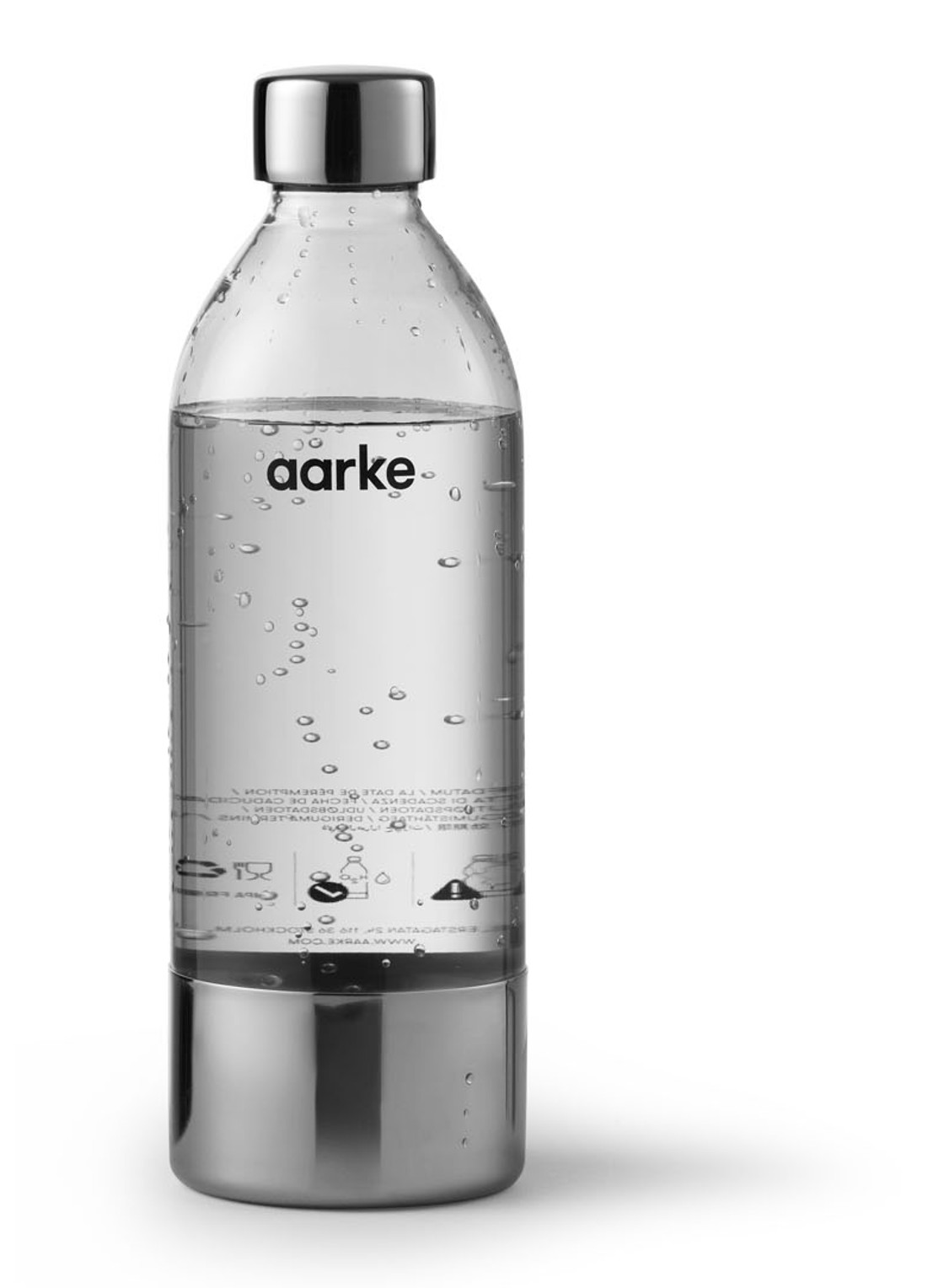 Aarke Pet fles 800 ml - voorkant roestvrijstaal