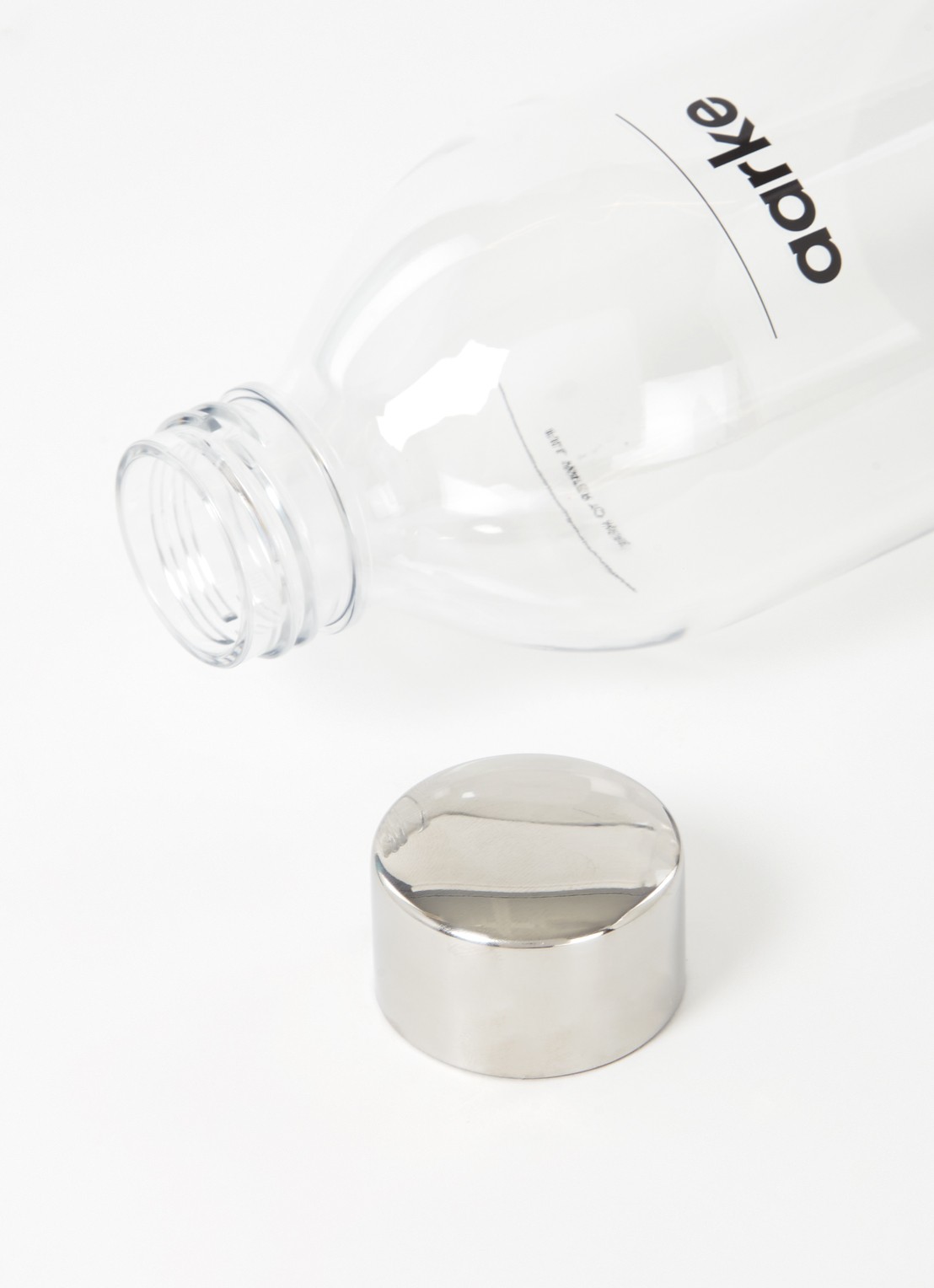 Aarke Pet fles 800 ml - voorkant 2 roestvrijstaal