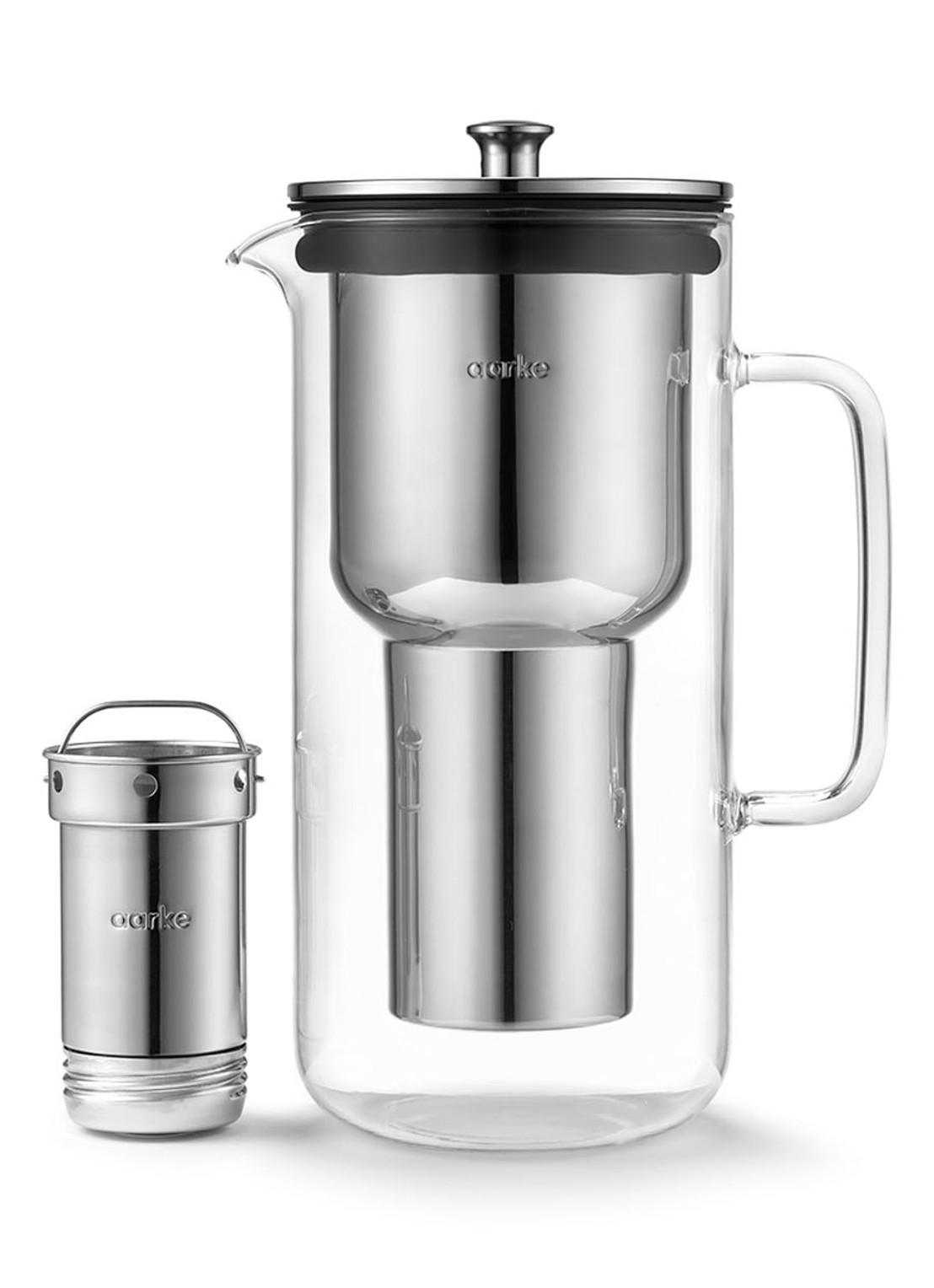 Aarke Purifier waterfilter - voorkant transparant