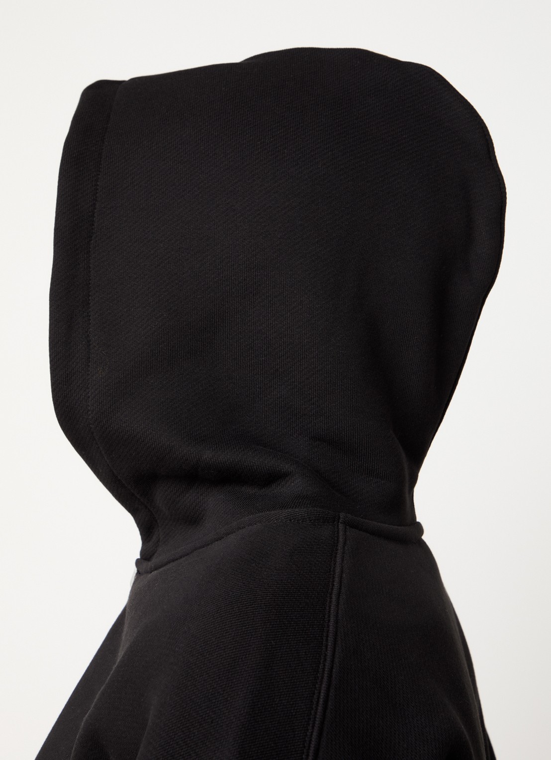 about:blank Box sweatvest met logoprint - detail 4 zwart