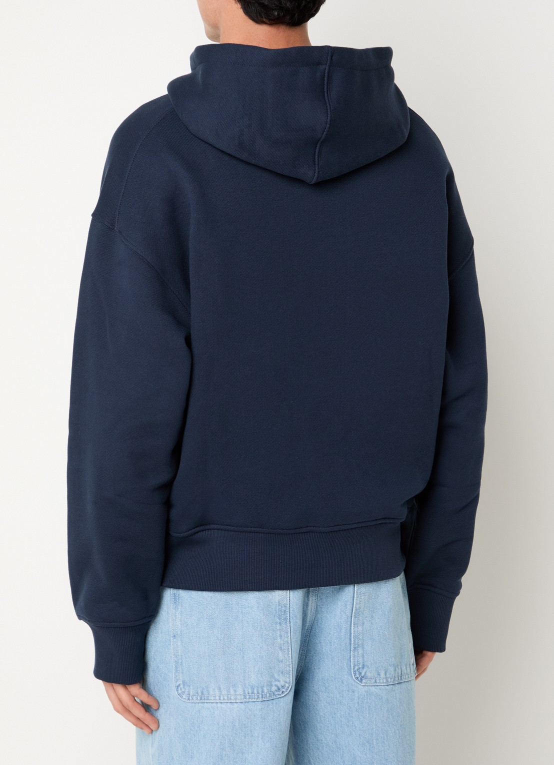 about:blank Garcon hoodie met logoprint - achterkant 3 donkerblauw