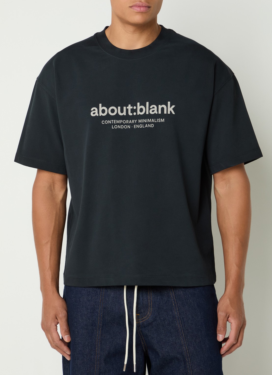 about:blank Garcon T-shirt met logoprint - detail 2 zwart