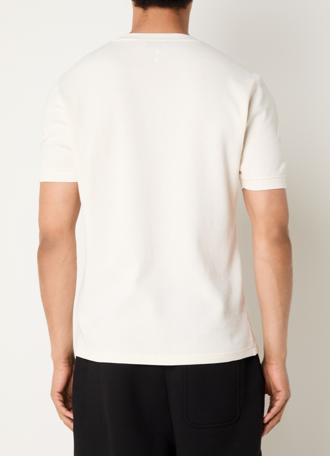 about:blank T-shirt met structuur - achterkant 3 creme