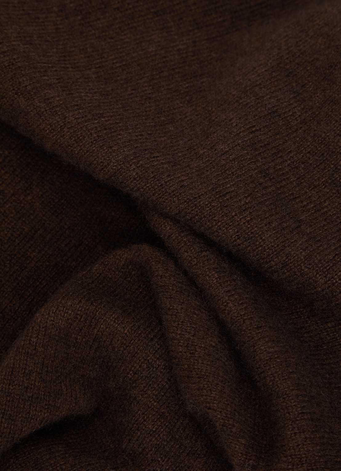 Absolut Cashmere. Danika sjaal van kasjmier met gemêleerd dessin 165 x 80 cm - detail 3 chocoladebruin
