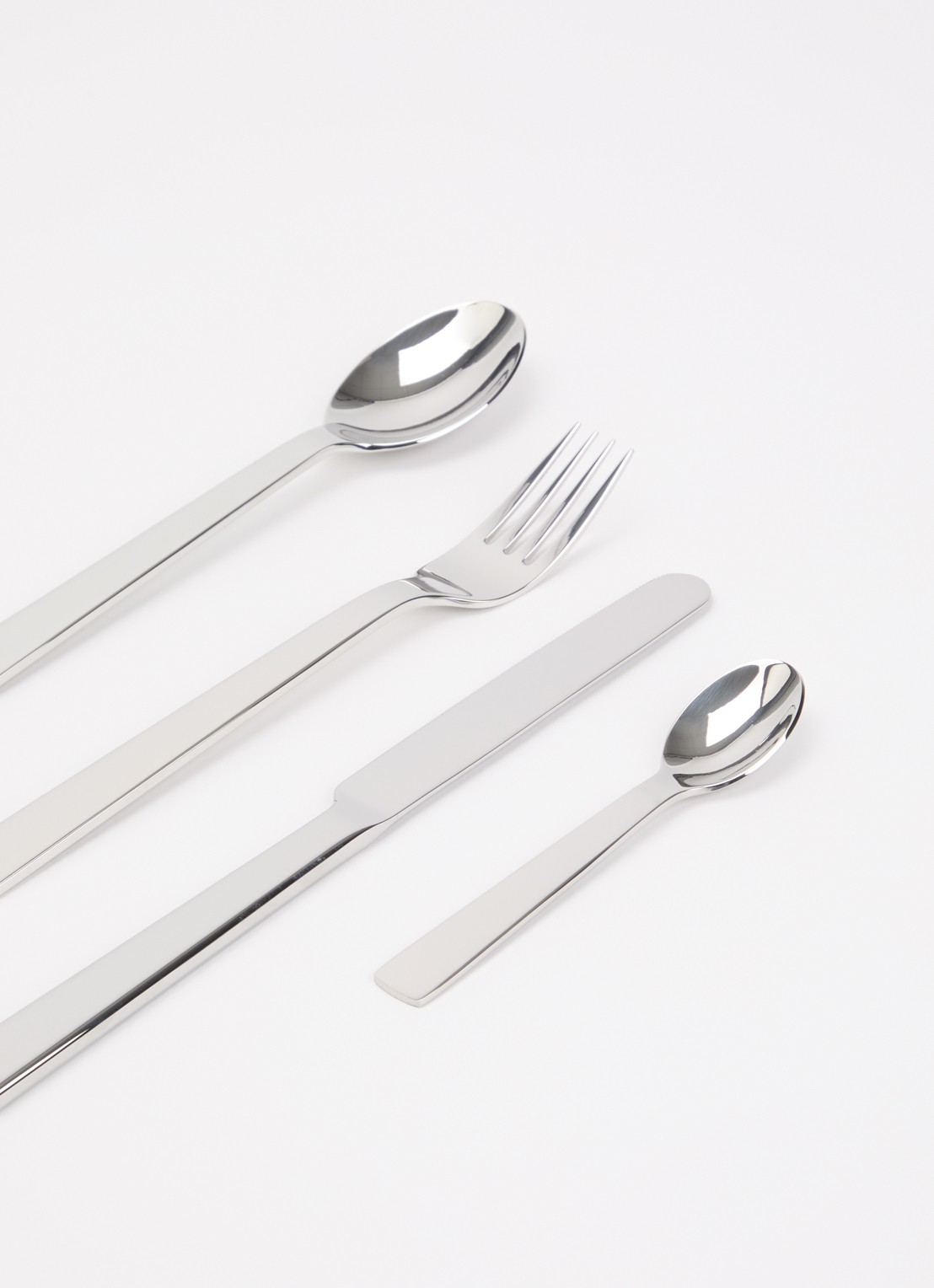 Acme Polished bestekset 24-delig - voorkant 2 zilver