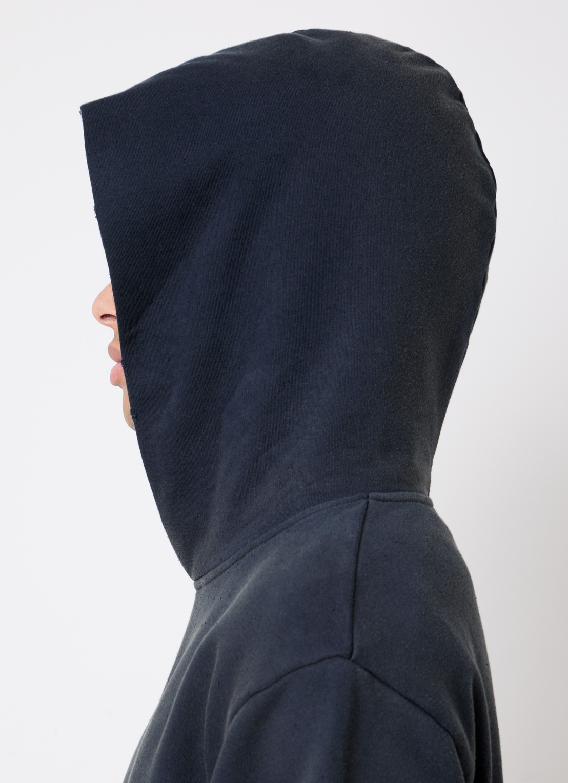Acne Studios 1996 hoodie met steekzakken - detail 5 donkerblauw