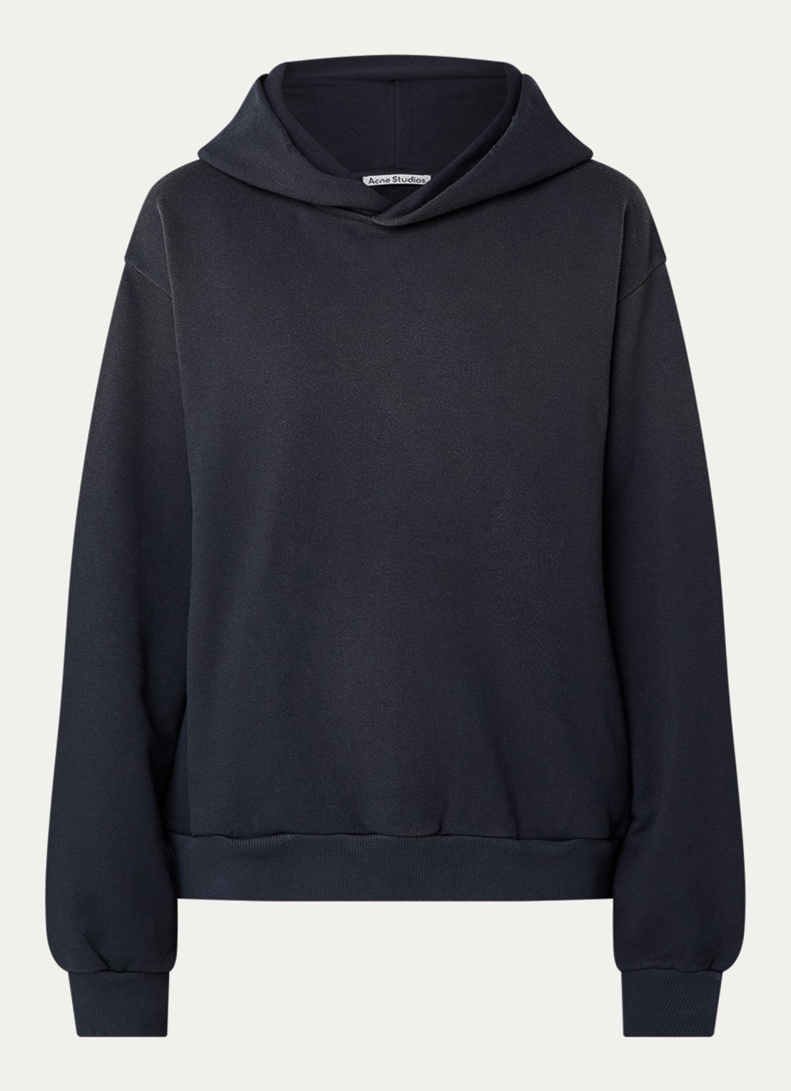 Acne Studios 1996 hoodie met steekzakken - voorkant 2 donkerblauw