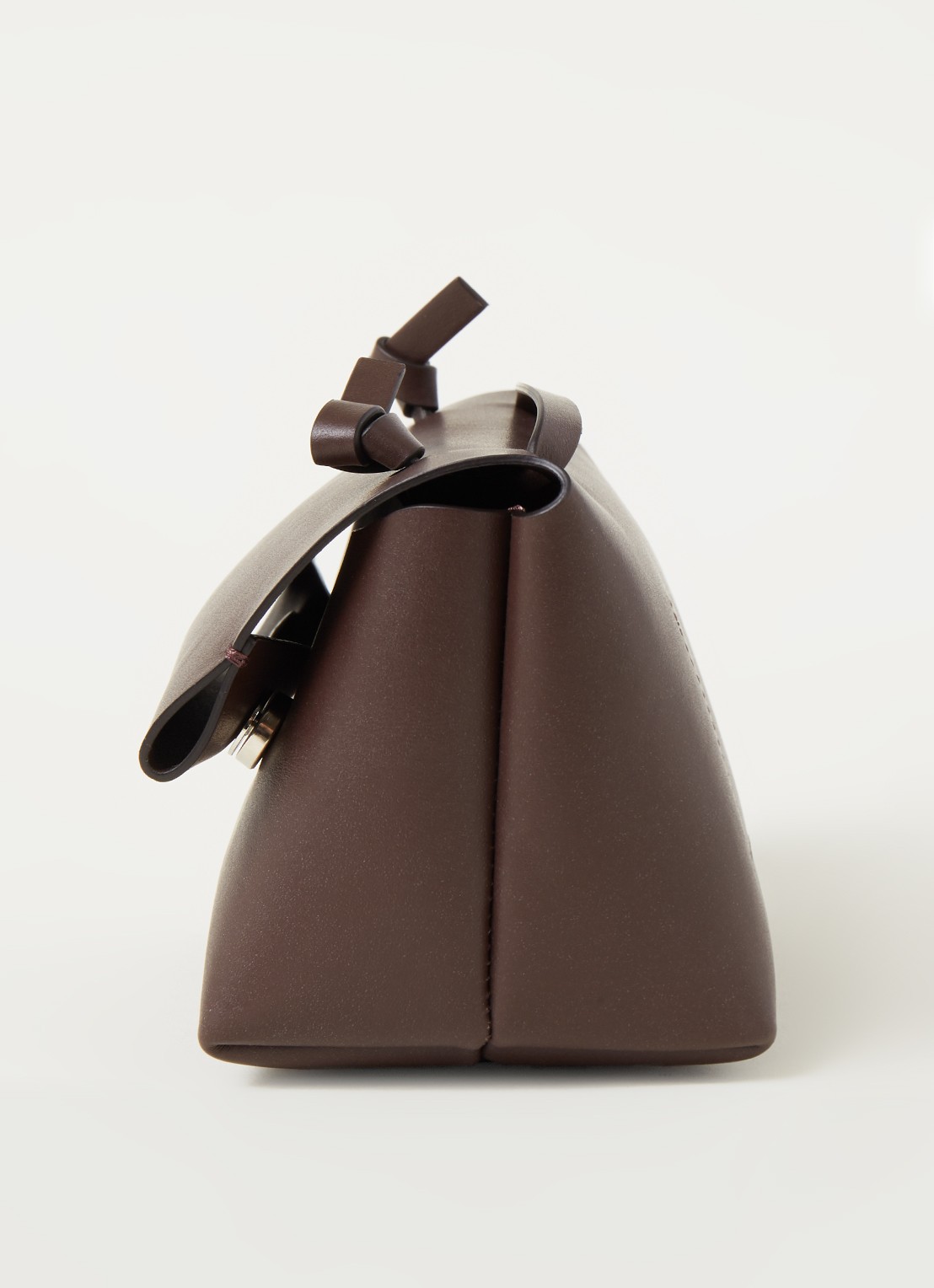 Acne Studios Alexandra Large crossbodytas van leer - detail 3 donkerbruin