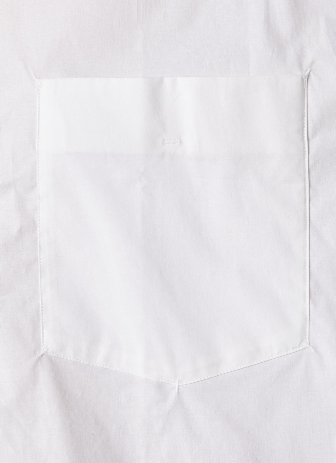 Acne Studios Blouse met borstzak en stretch - detail 5 wit
