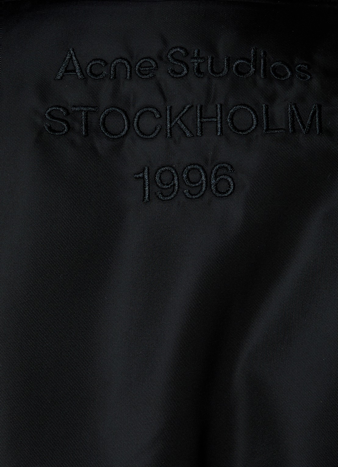 Acne Studios Bomberjack met klepzakken - detail 5 zwart
