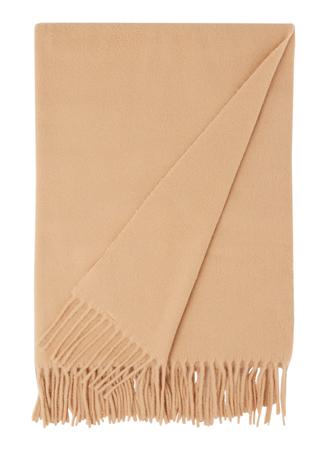 Acne Studios Canada sjaal van wol 200 x 70 cm - voorkant 2 camel