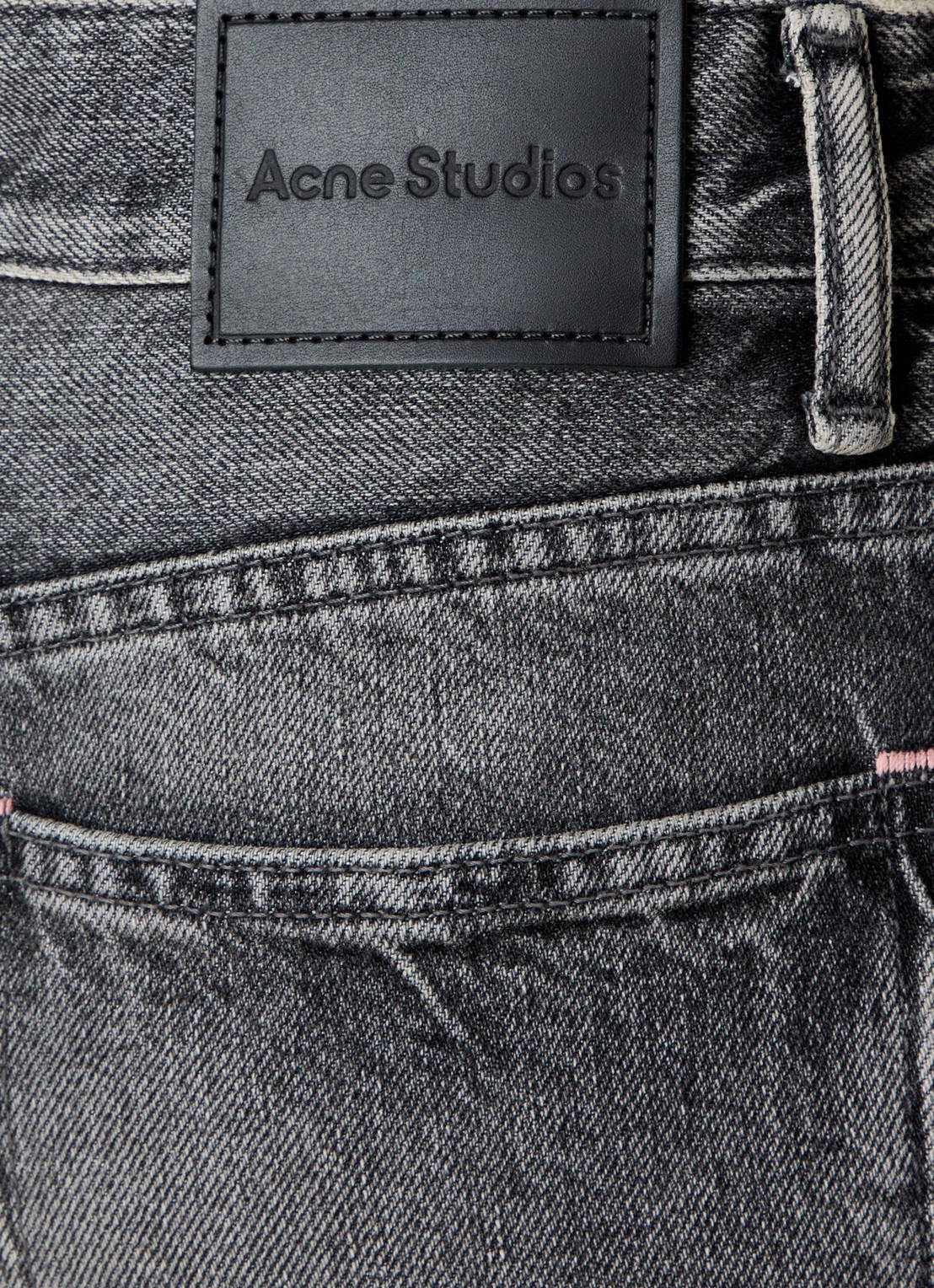 Acne Studios High waist flared jeans met gekleurde wassing - detail 6 grijs