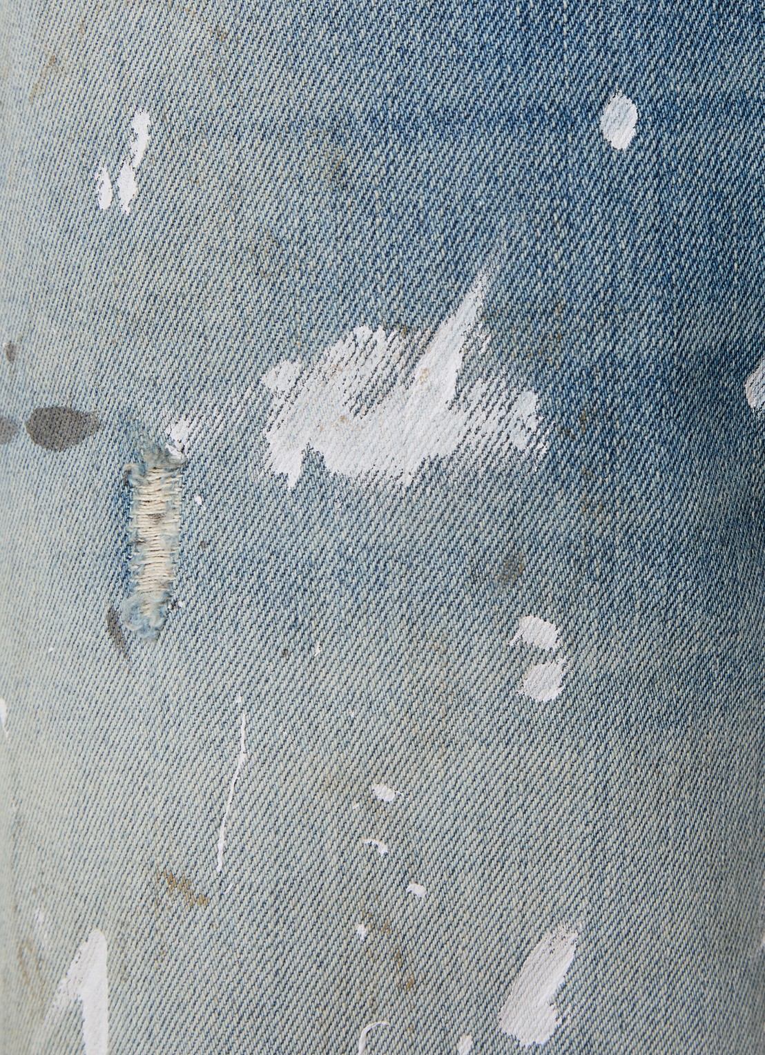 Acne Studios High waist flared jeans met lichte wassing - detail 3 indigo