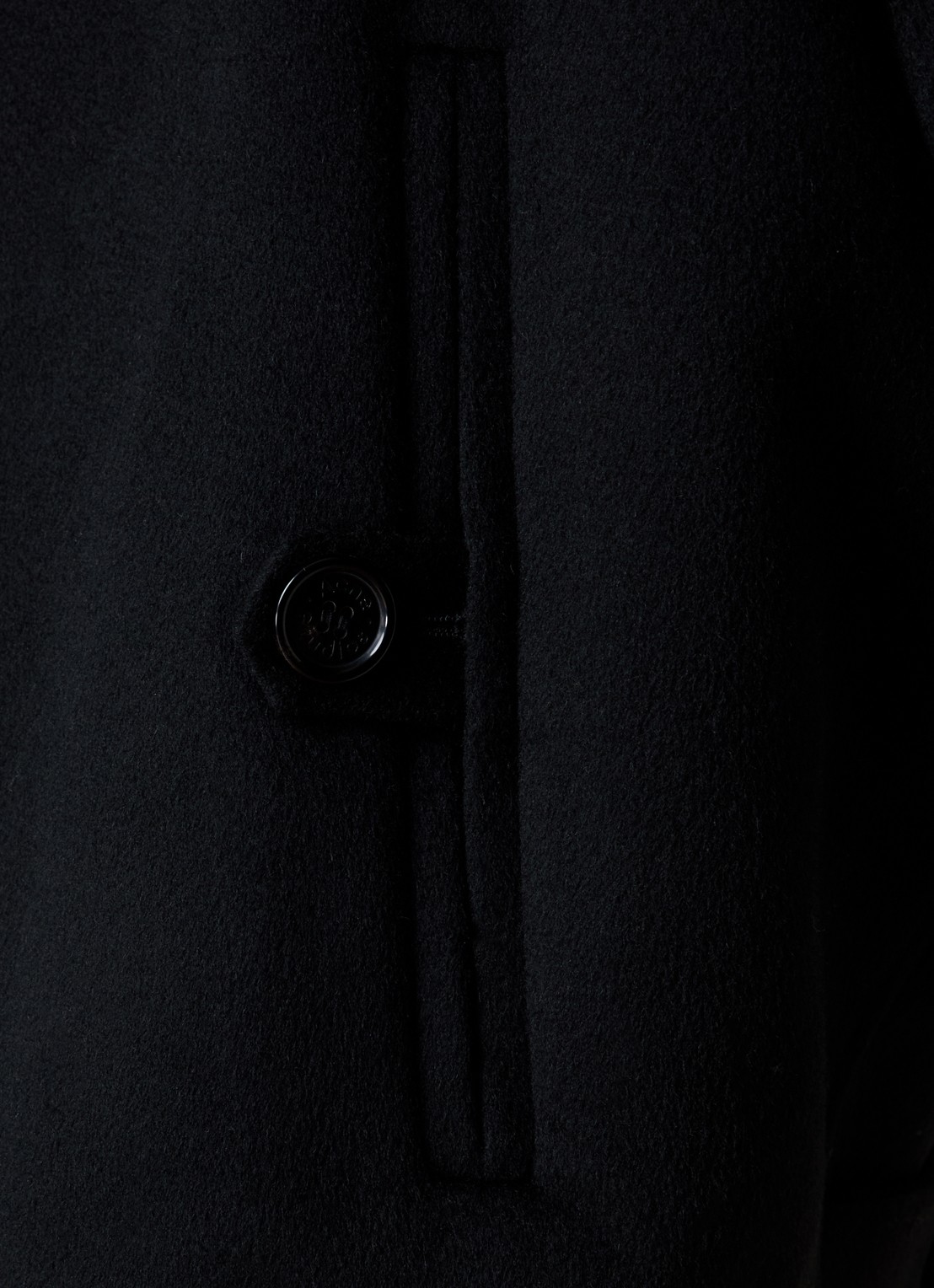 Acne Studios Jack in kasjmierblend met steekzakken - detail 5 zwart