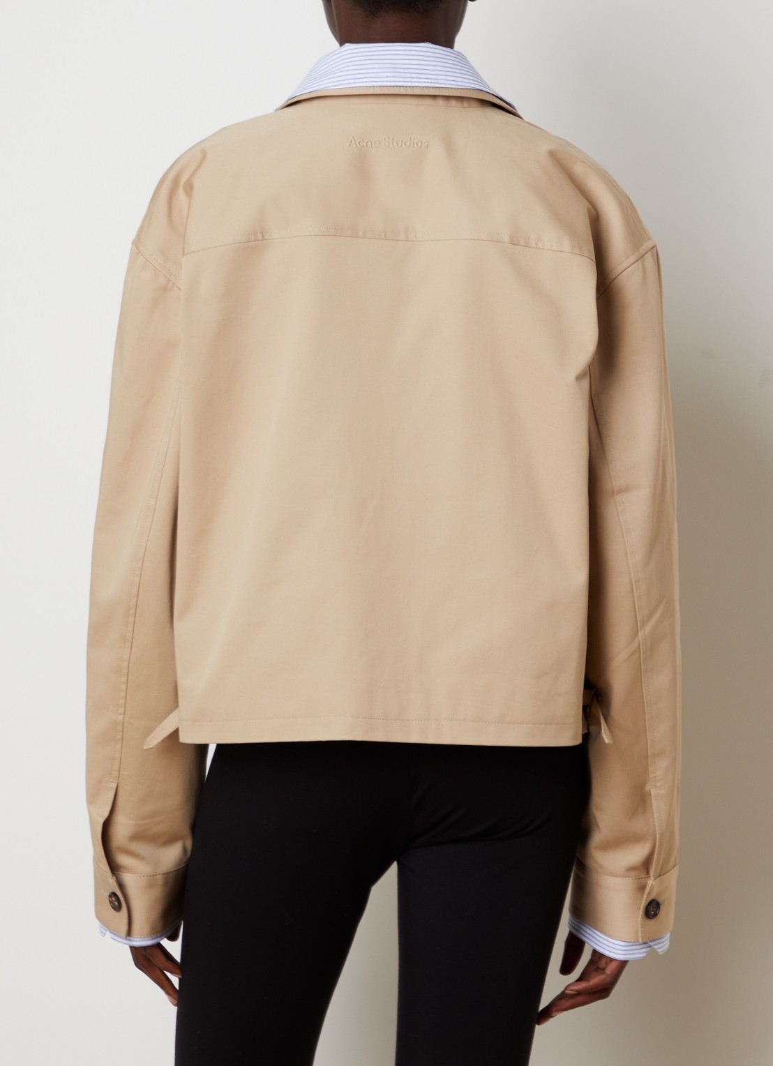Acne Studios Jack met steekzakken - achterkant beige