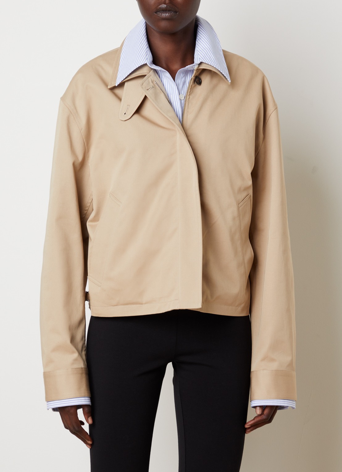Acne Studios Jack met steekzakken - detail 2 beige