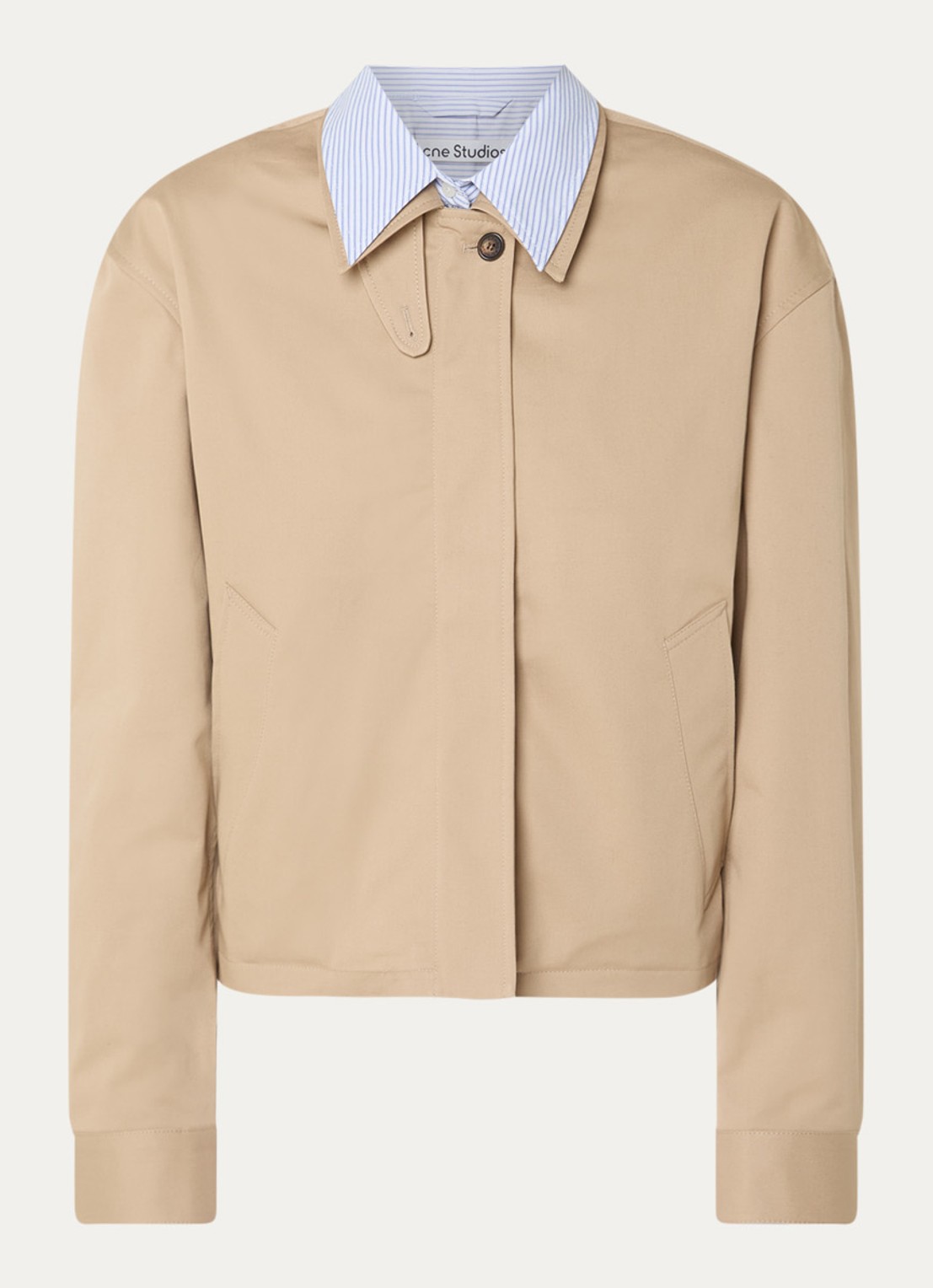 Acne Studios Jack met steekzakken - voorkant beige