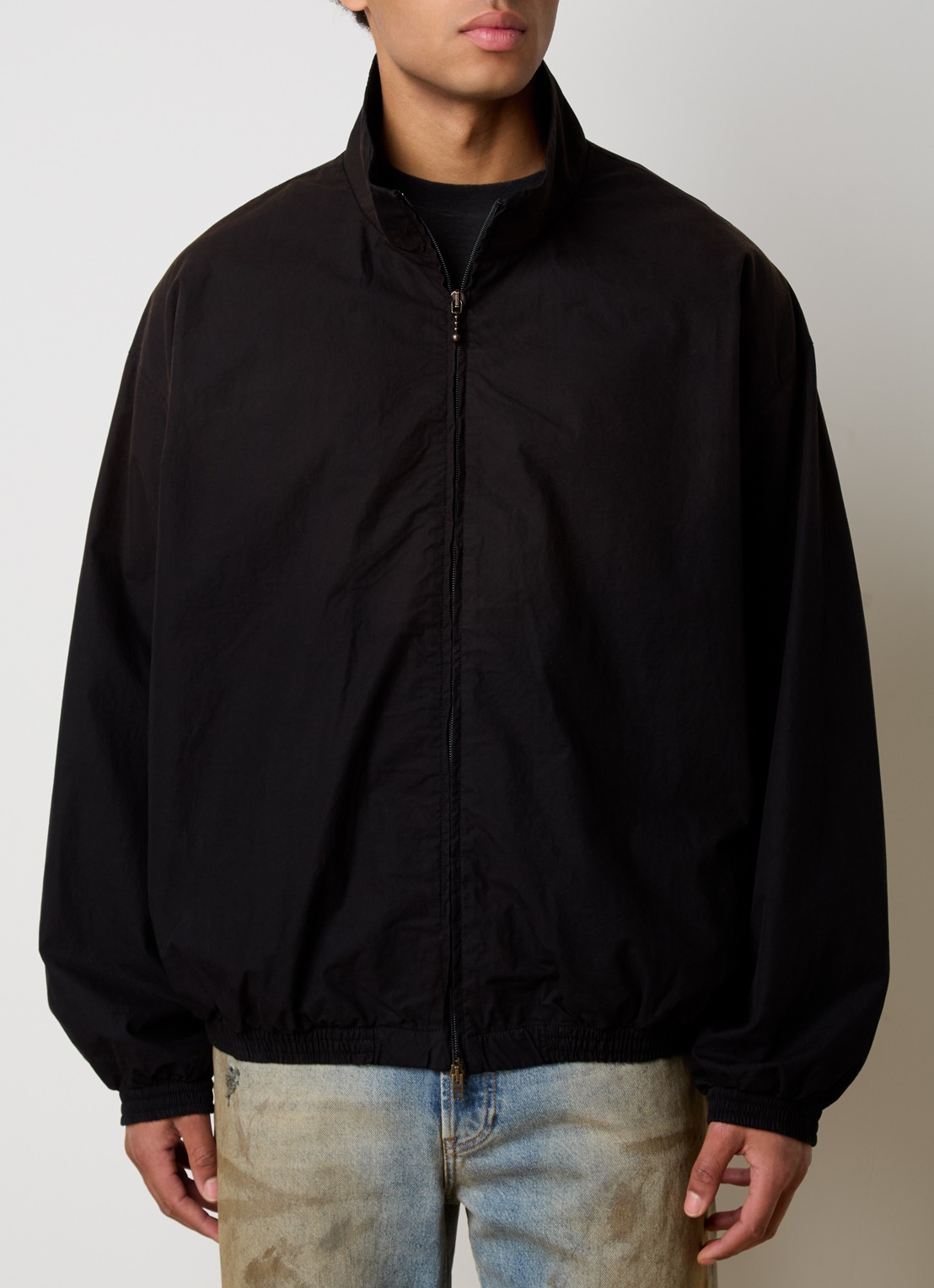 Acne Studios Jack van  katoen met backprint - detail 4 zwart