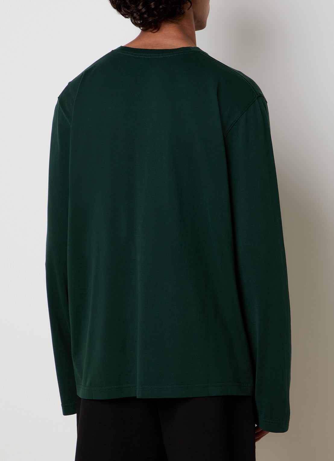 Acne Studios Longsleeve met logo - achterkant 3 groen
