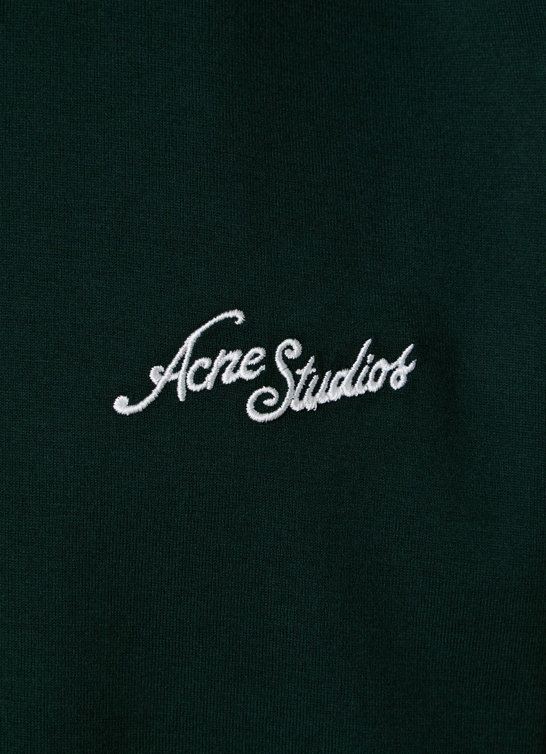 Acne Studios Longsleeve met logo - detail 5 groen