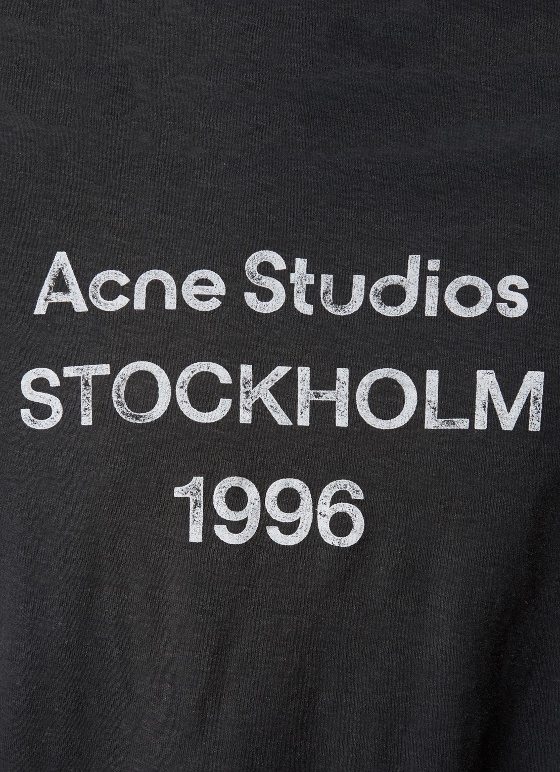 Acne Studios Longsleeve met logoprint - detail 2 zwart