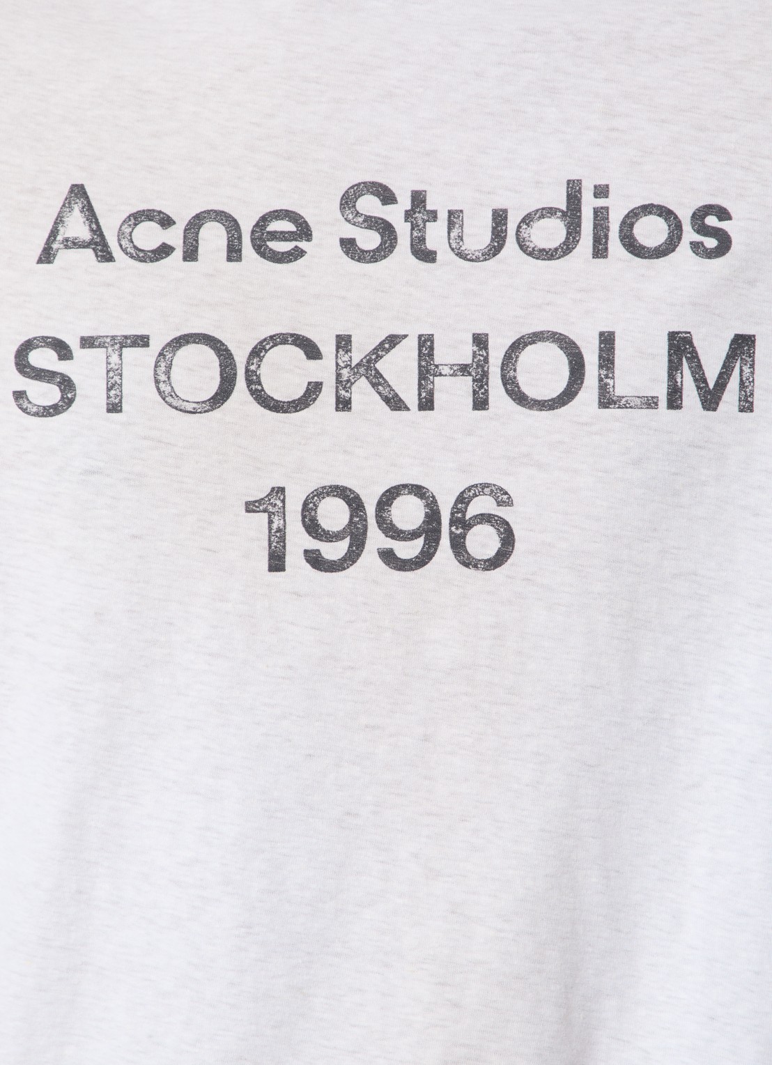 Acne Studios Longsleeve met logoprint - detail 5 gebroken wit