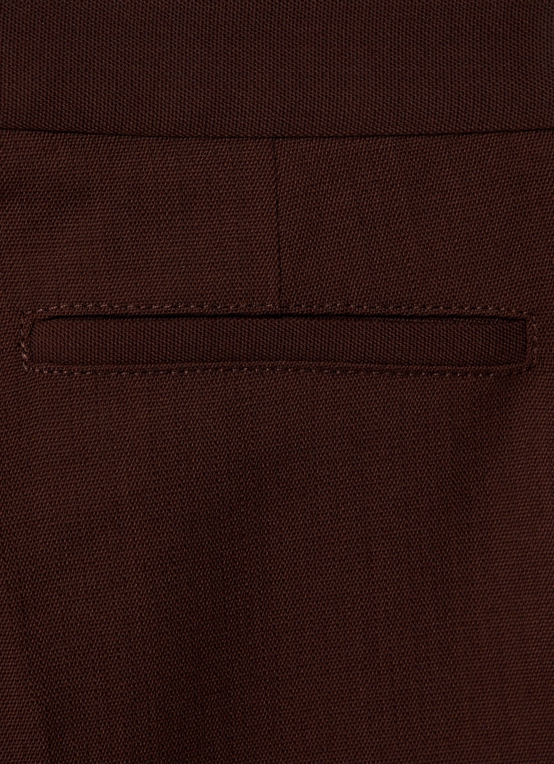 Acne Studios Mid waist flared pantalon in wolblend - detail 2 bruin