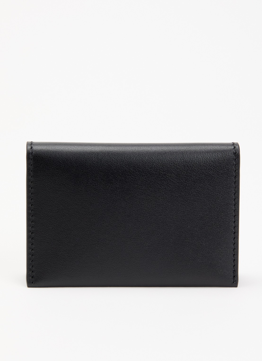 Acne Studios Pasjeshouder van kalfsleer - achterkant 3 zwart