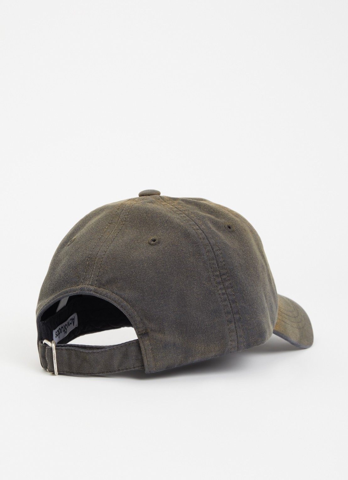 Acne Studios Pet met logo - detail zwart