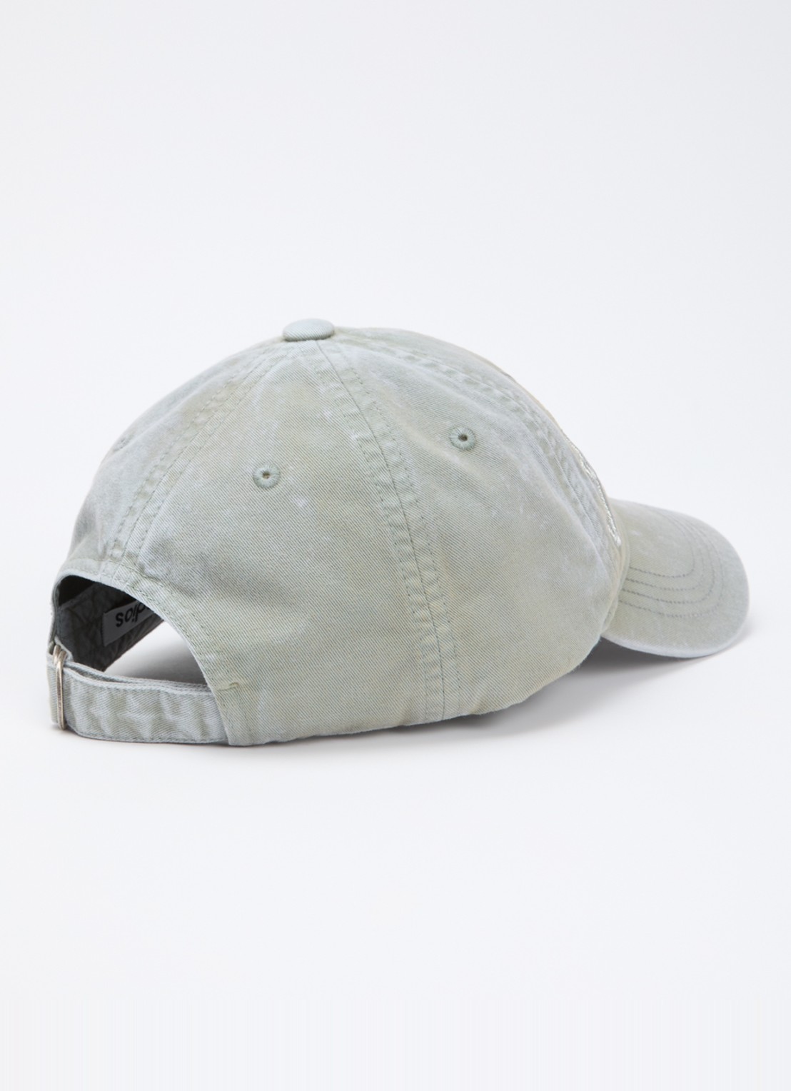 Acne Studios Pet van denim met logoborduring - detail 2 grijs