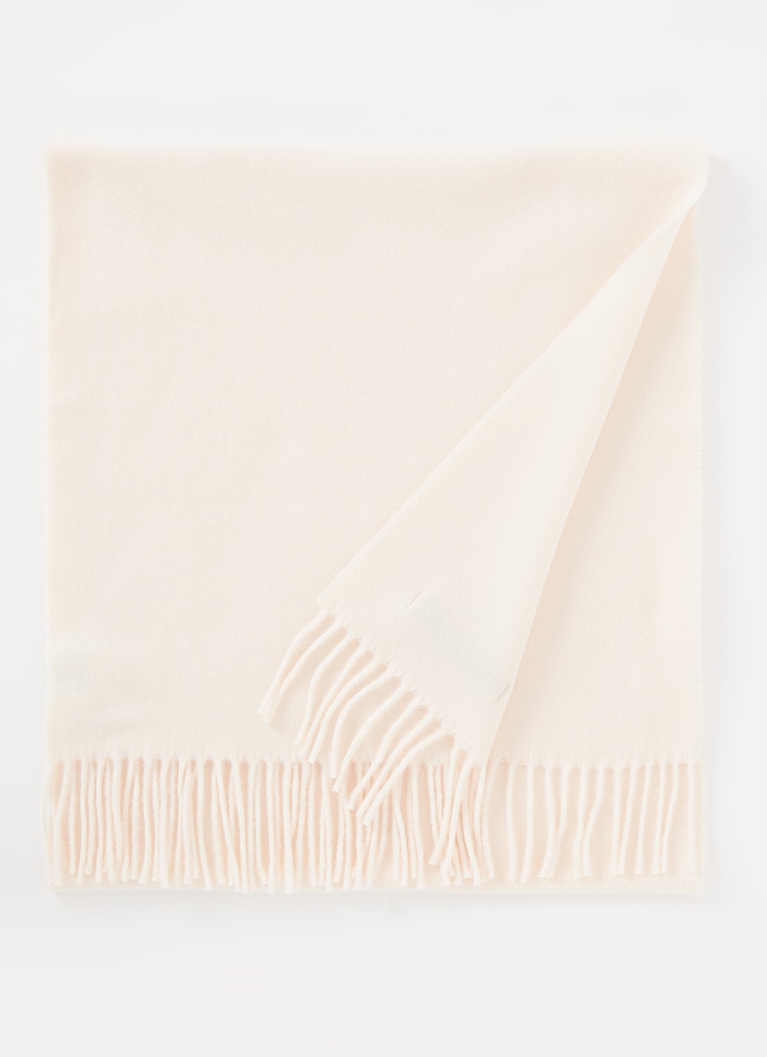Acne Studios Sjaal van wol 200 x 45 cm - voorkant 2 lichtroze