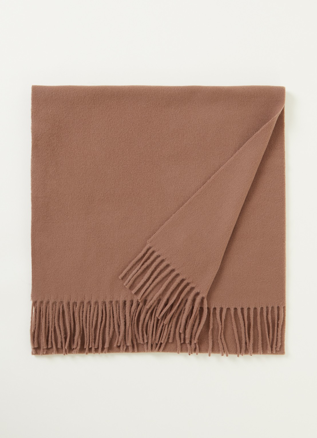 Acne Studios Sjaal van wol 200 x 45 cm - voorkant bordeauxrood