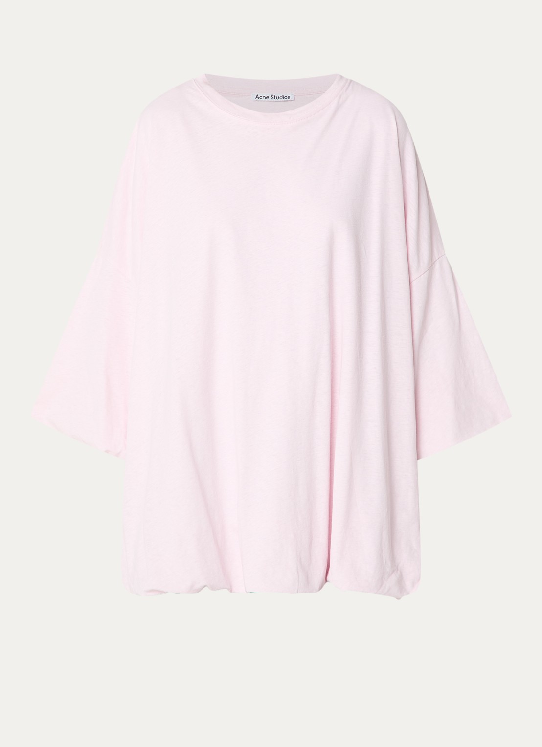 Acne Studios T-shirt met backprint - voorkant 4 roze