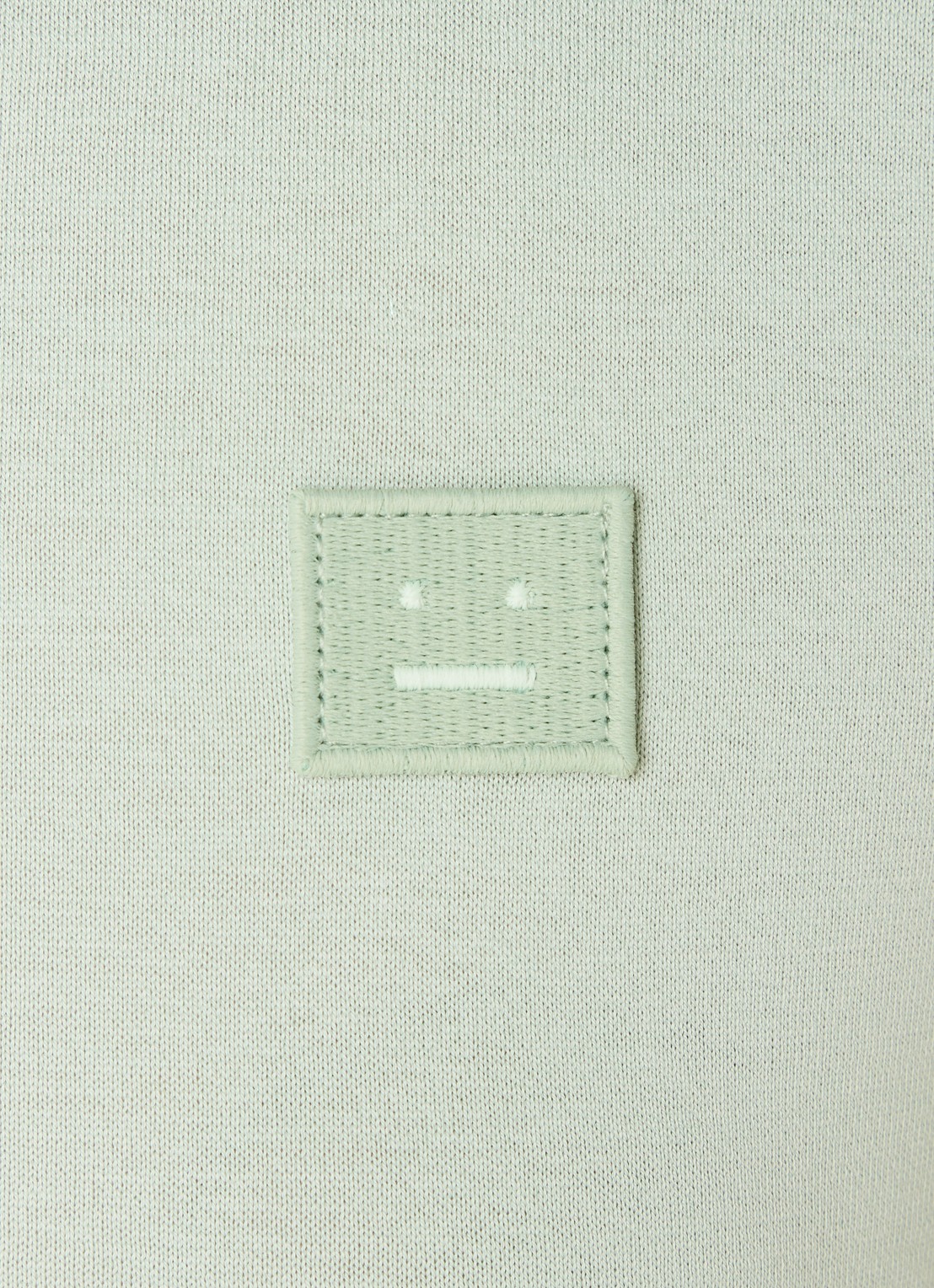 Acne Studios T-shirt met logo - detail 2 lichtgroen