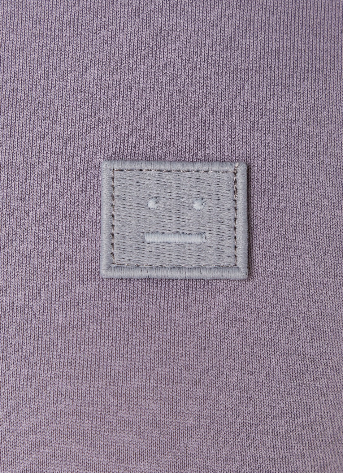 Acne Studios T-shirt met logoborduring - detail 5 paars