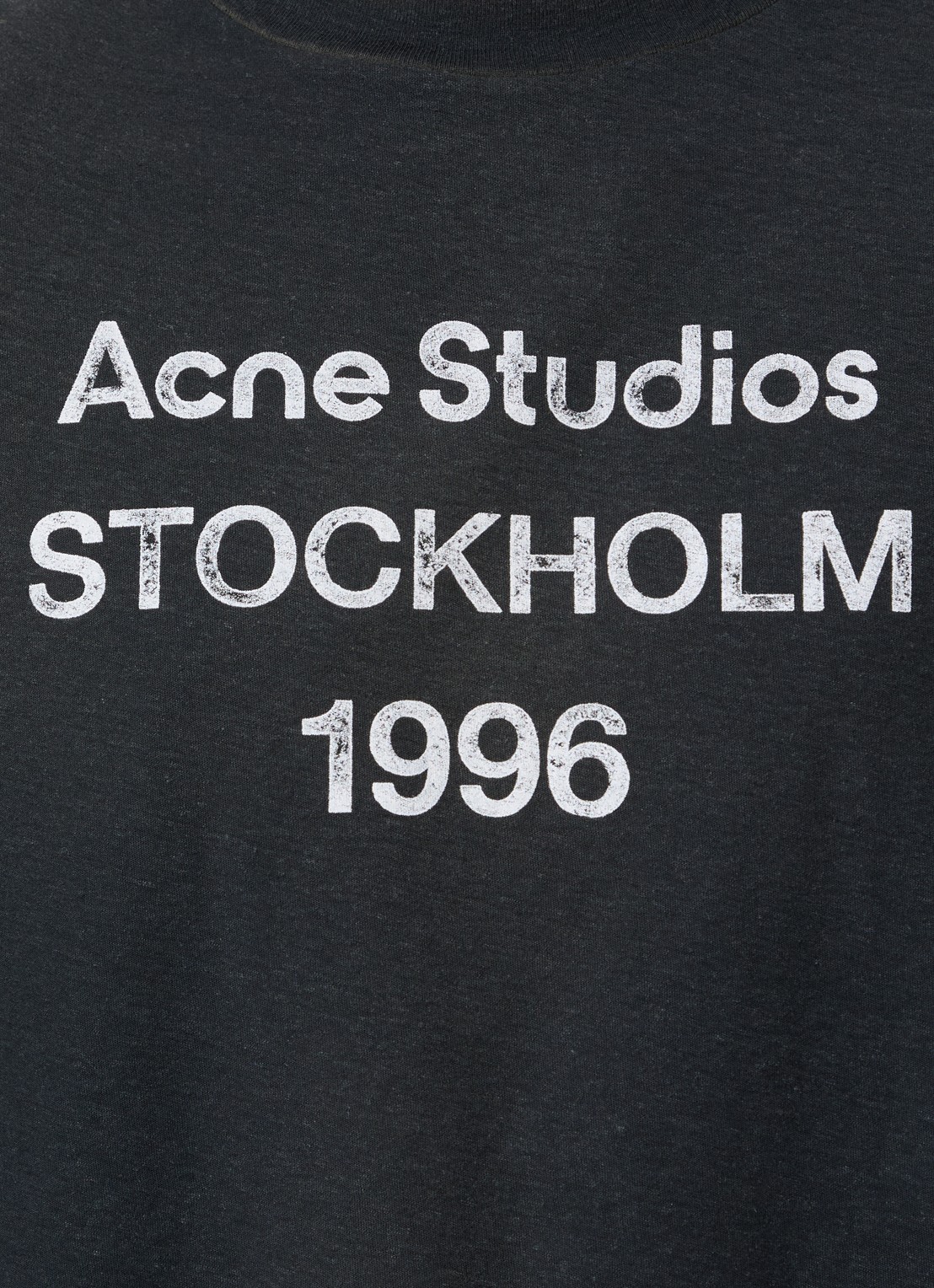 Acne Studios T-shirt met logoprint - detail 5 groen