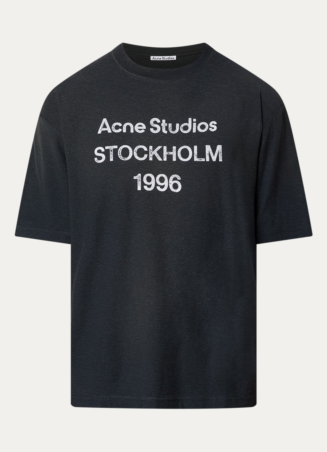 Acne Studios T-shirt met logoprint - voorkant 2 groen
