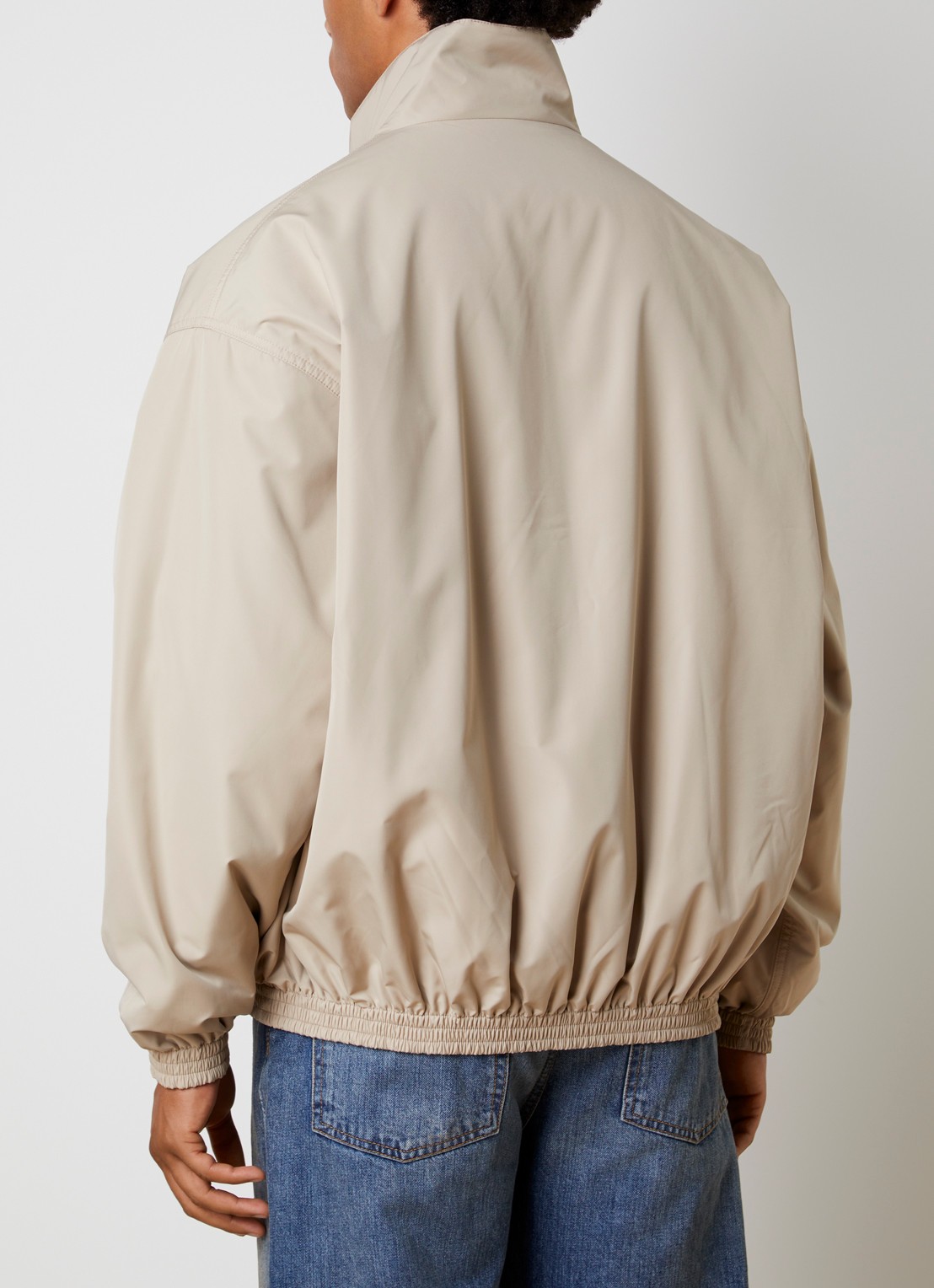 Acne Studios Windjack met steekzakken - achterkant 4 creme