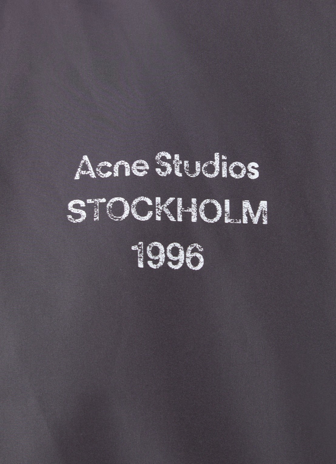 Acne Studios Windjack met steekzakken - detail 7 creme