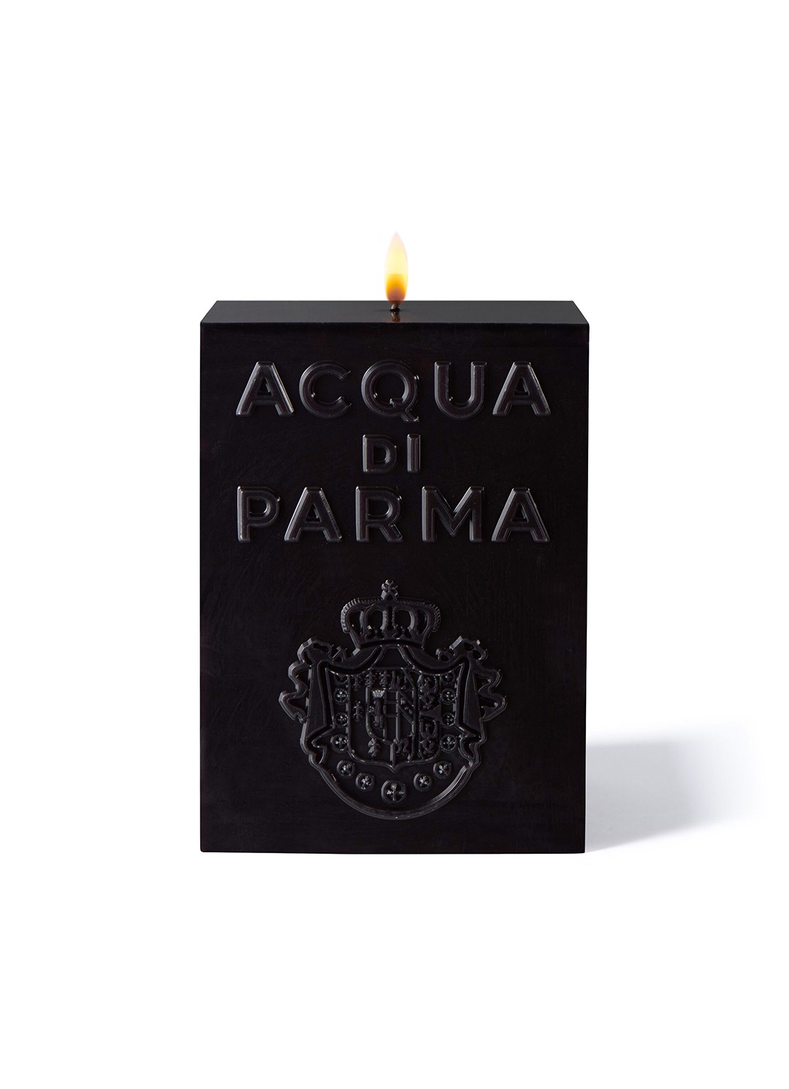 Acqua di Parma Ambra geurkaars 1 kg - voorkant zwart