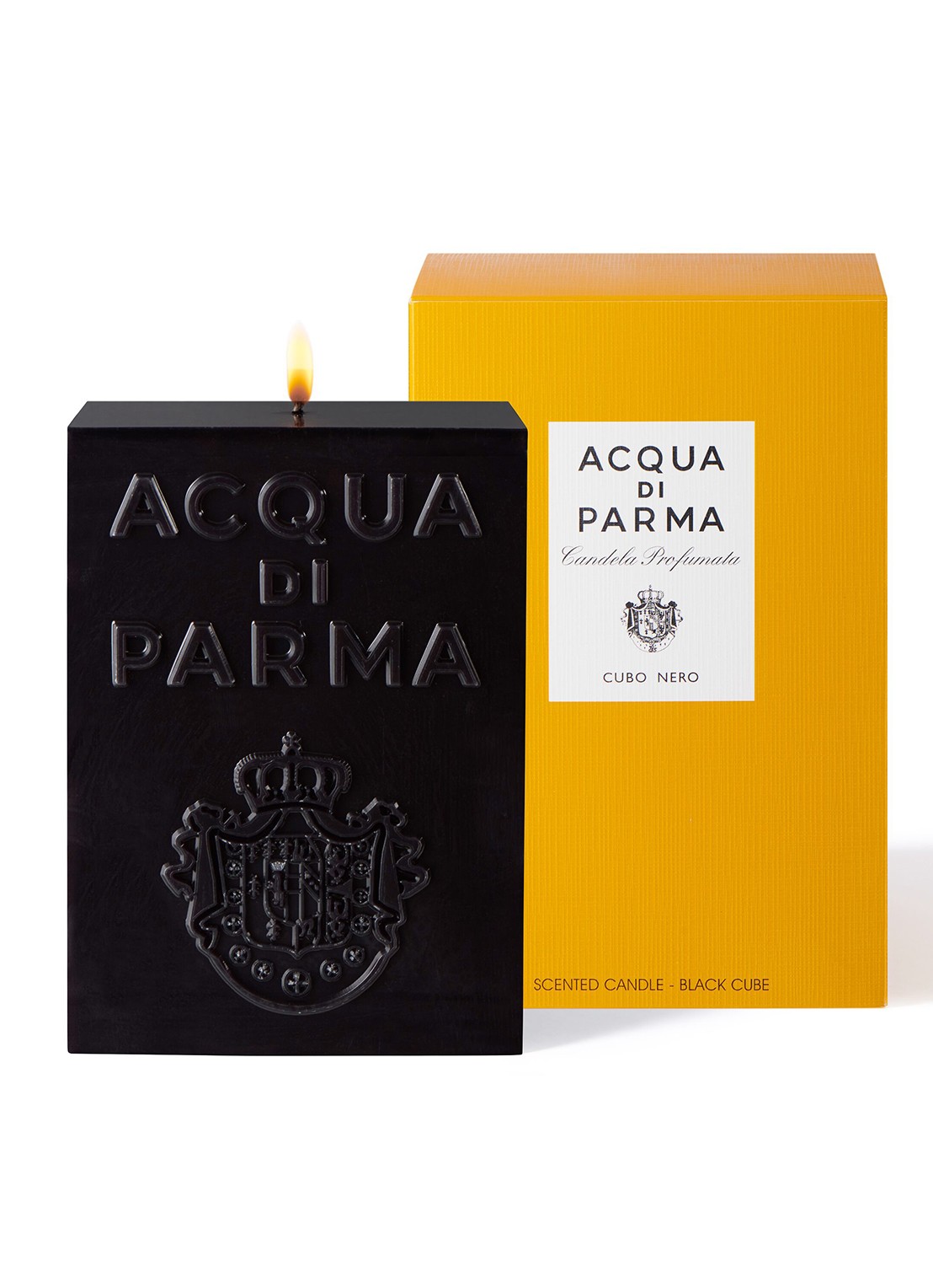 Acqua di Parma Ambra geurkaars 1 kg - voorkant 2 zwart
