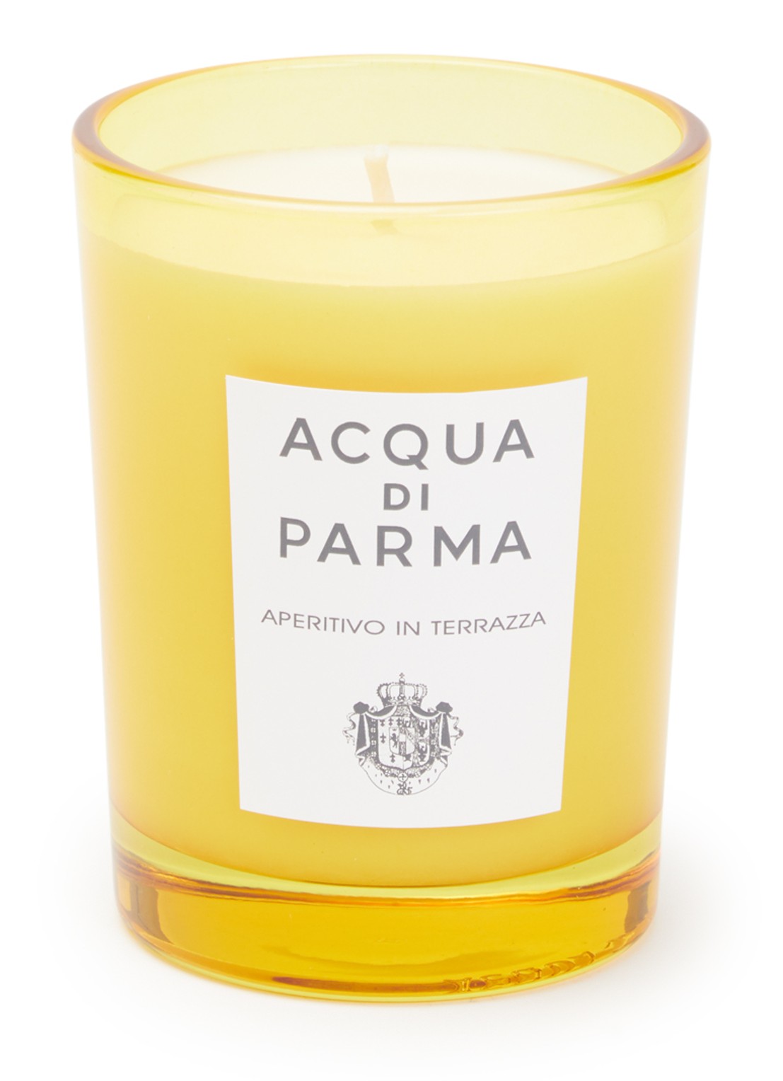 Acqua di Parma Aperitivo in Terrazza geurkaars 200 gram - voorkant geel