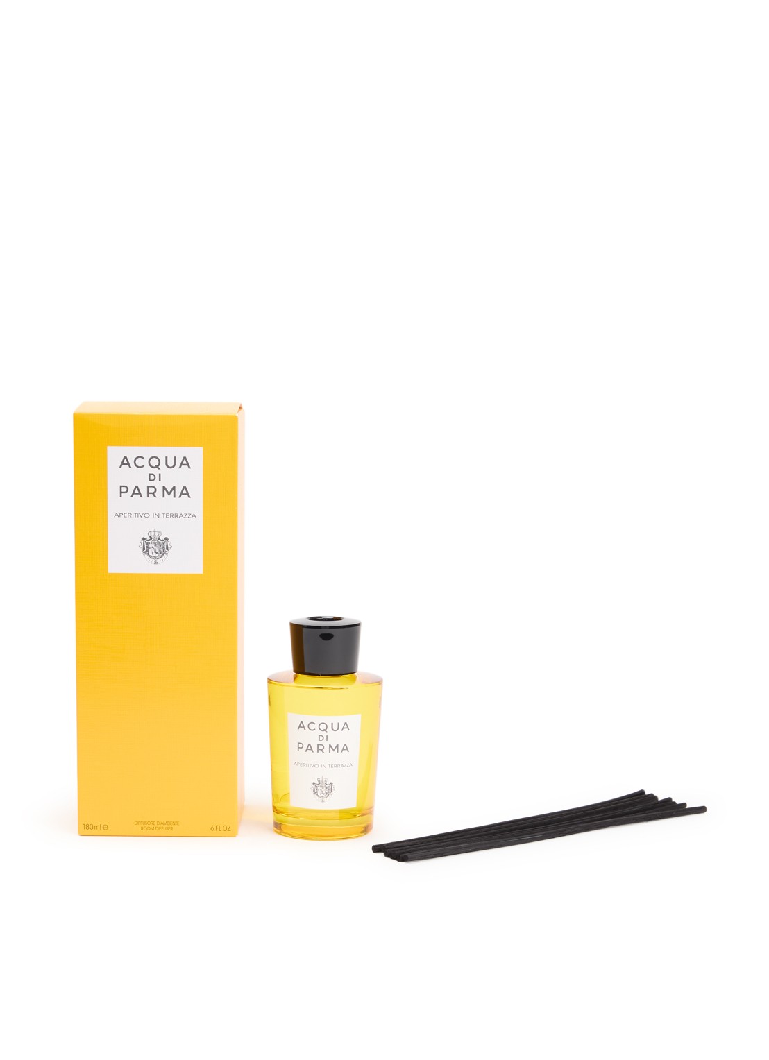 Acqua di Parma Aperitivo in Terrazza geurstokjes 180 ml - voorkant geel