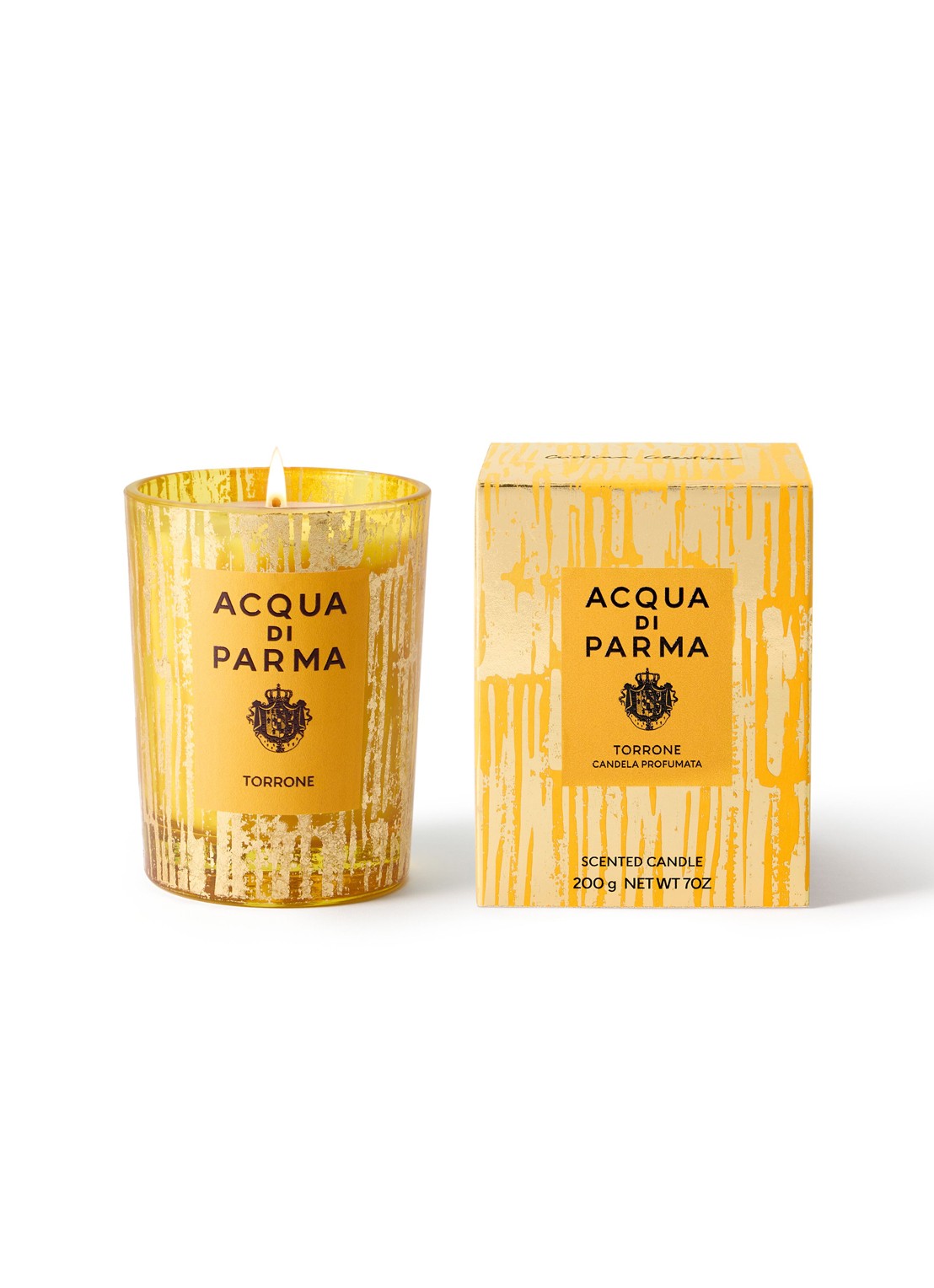 Acqua di Parma Holiday 2025 Torrone Candle - Limited Edition geurkaars 200 gram - voorkant 2 undefined