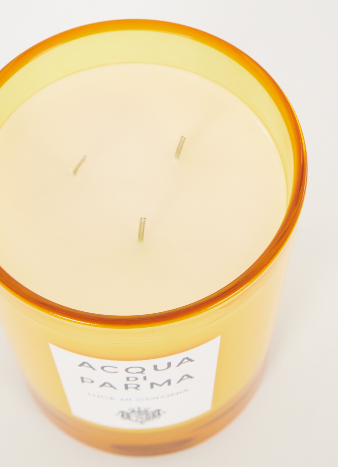 Acqua di Parma Luce Di Colonia geurkaars 500 gram - voorkant 2 geel