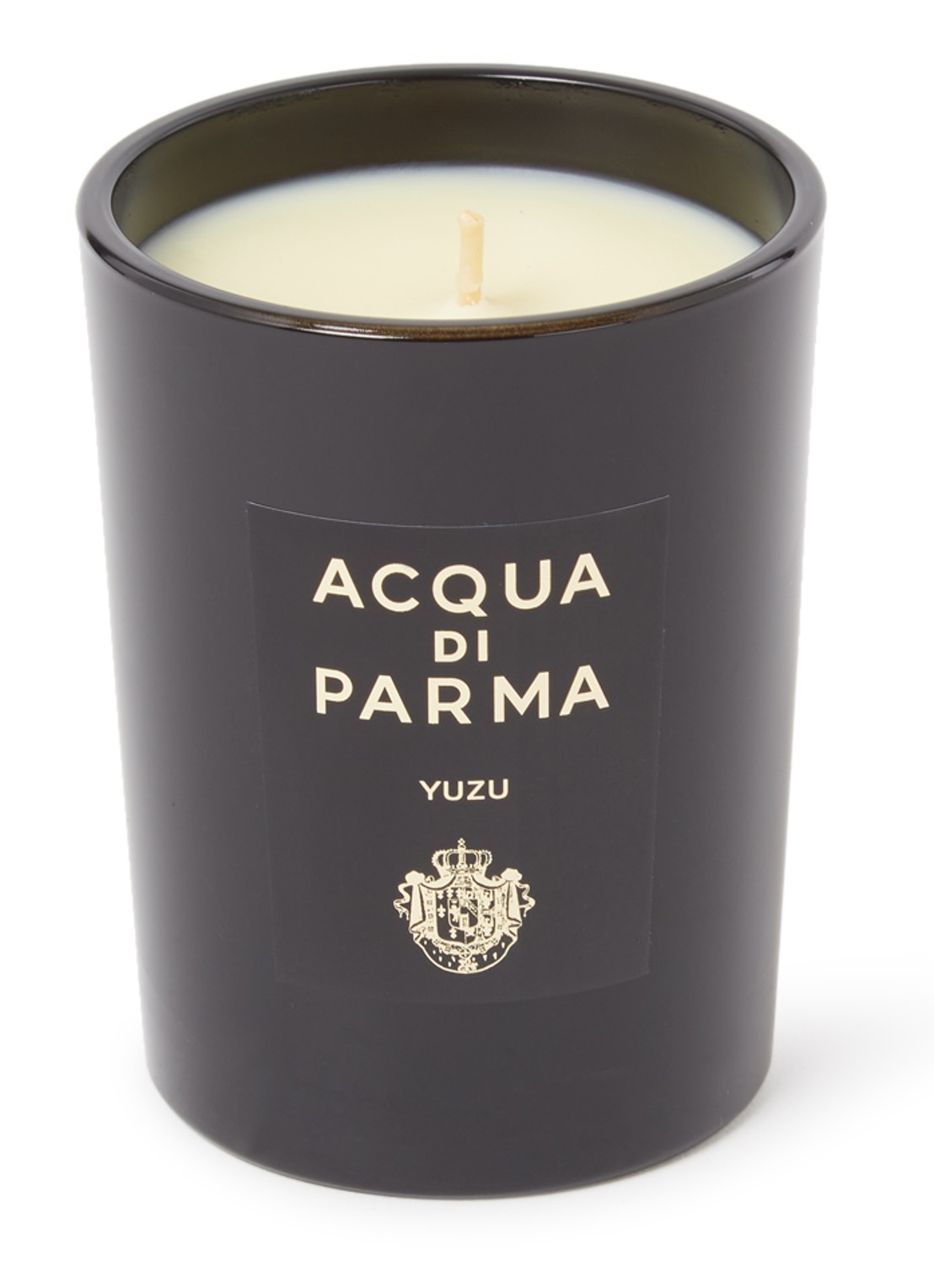 Acqua di Parma Signatures Yuzu geurkaars 200 gram - voorkant zwart