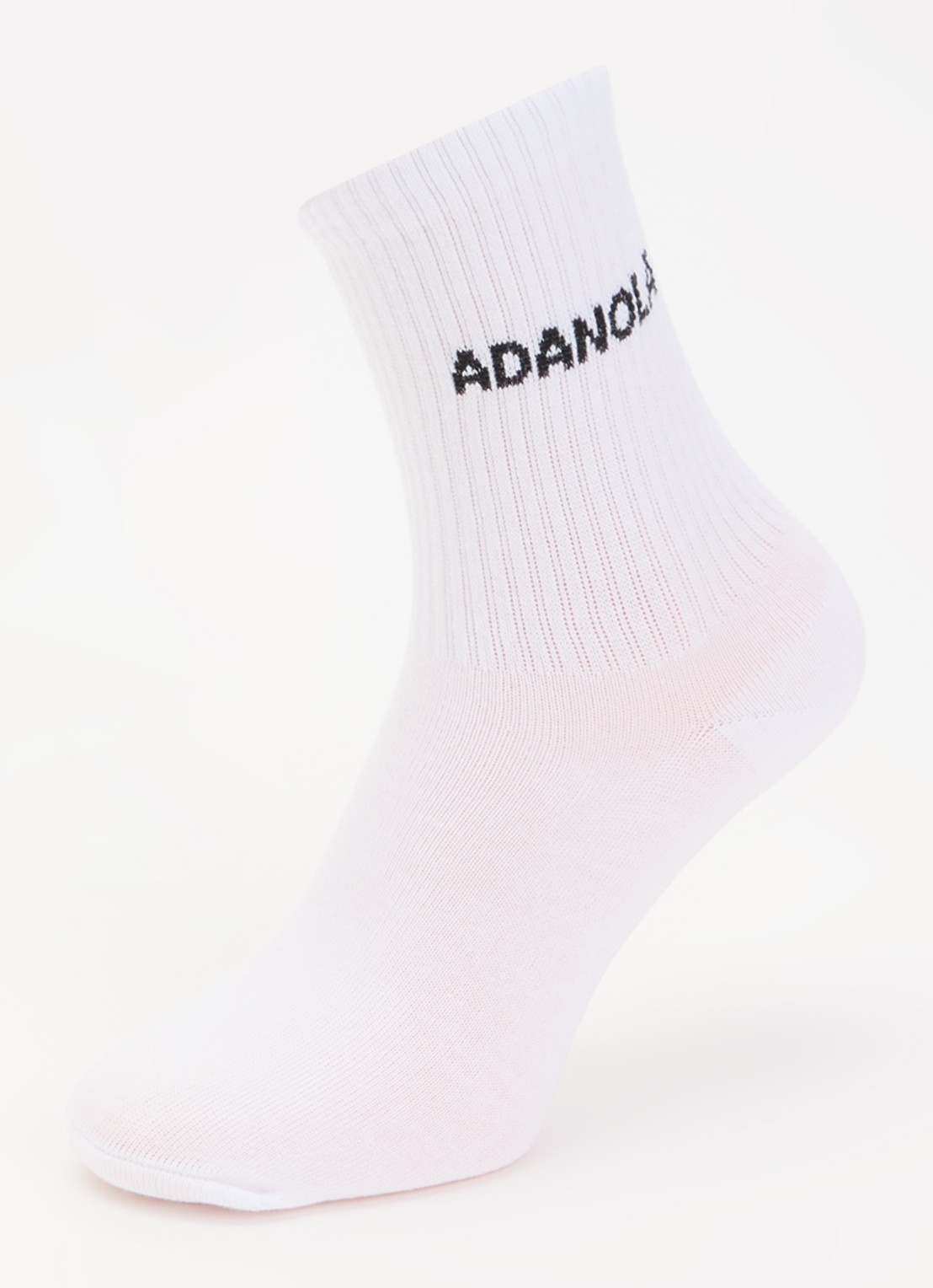 Adanola Sokken met logoborduring in  3-pack  - detail 3 wit